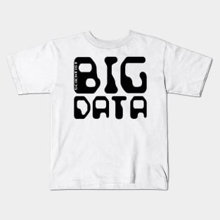 Big Data Scientists Black Kids T-Shirt